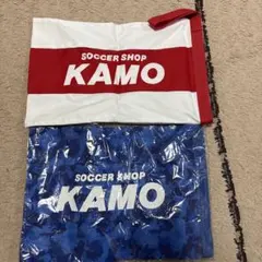 新品未　使用SOCCER SHOP KAMO 赤白ストライプ２枚セット