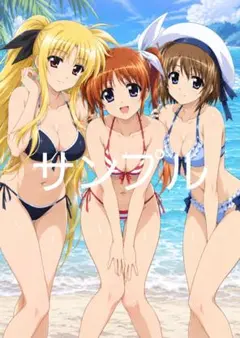 A00116水着ポスター 4枚セットA4光沢紙