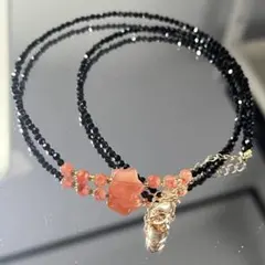 天然石ネックレスビーズ ミックスデザイン5点セット