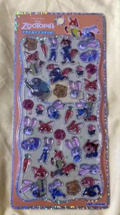 ズートピア プチドロップステッカー　ディズニー　カミオジャパン