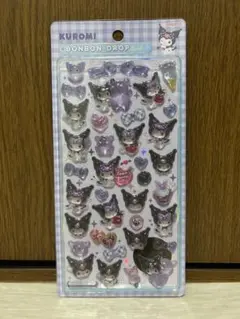 Kuromi ボンボンドロップ シール クロミ 【正規品】