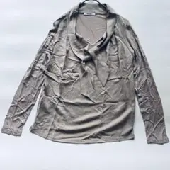 Max Mara ボウタイ 長袖 ジャージーカットソー シルク レーヨン 42のサムネイル