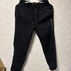 UNIQLO ブラック ジョガーパンツ 裏起毛