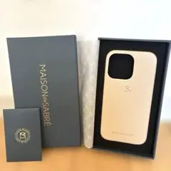 MAISON de SABRÉ iPhoneケース 機種不明 イニシャルS 箱付のサムネイル