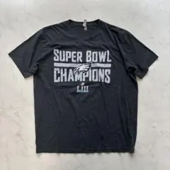 フィラデルフィア・イーグルス LIXスーパーボウル優勝記念Tシャツ XXL 黒 NFL フィラデルフィア・イーグルス スーパーボウル 優勝記念Tシャツ XL