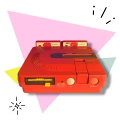 【コレクション出品】ツインファミコン AN-500赤　★本体のみ★