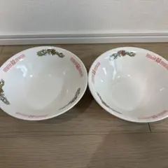 昭和レトロ　ラーメン鉢　2個セットのサムネイル