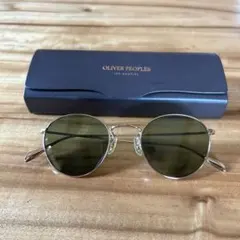 OLIVER PEOPLES サングラスゴールドメタルフレームダークグリーンのサムネイル