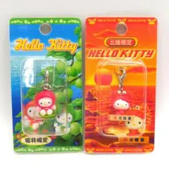 ハローキティ 2002 信州限定 りんご ファスナーマスコット ご当地