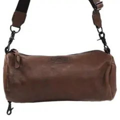 BUTLER VERNER SAILS レザー ショルダーバッグ ブラウン