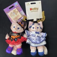 上海ディズニーリーナベルぬいぐるみキーチェーン2点セット - メルカリ