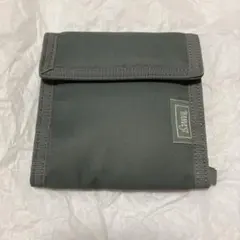 未使用　HARVEST LABEL 三つ折り財布 モスグリーン