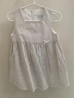 【水通し未使用】タルティーヌエショコラ ワンピース 90cm グレイ