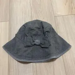 芦屋ロサブラン バケットハット グレー リボン
