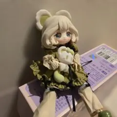 ふたつセット割対象！LULUEL クマっ子緑