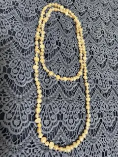 天然淡水バロックパール　ロングネックレス