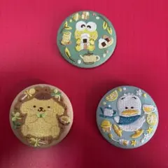 サンリオキャラクター ピンバッジ 3個セット