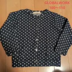 GLOBALWORK ドット カーディガン 100 - 110