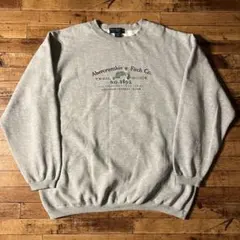 90s Abercrombie & Fitch アバクロ スウェット 刺繍 古着のサムネイル