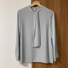 icb UVケア速乾洗えるBackSatinAmunzen スカーフタイブラウス