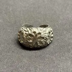 Silver フラワーモチーフ シルバーリング
