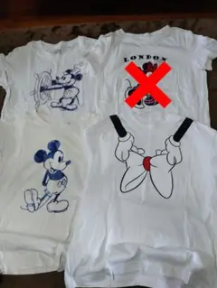 ユニクロ Tシャツ ミニー ミッキー 3枚