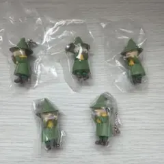 【スナフキン5個セット】ムーミン つまんでつなげてますこっと2