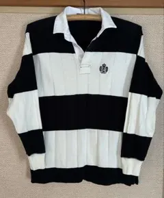 90年代　ラルフローレン　ラガーシャツ　レディース　Ｍサイズ