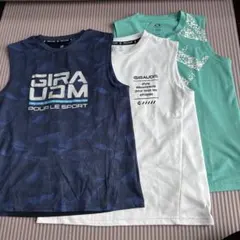 キッズノースリーブTシャツ3枚セット　150