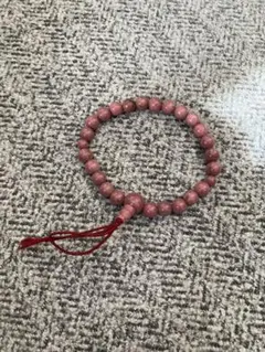 天然石ピンクビーズブレスレット