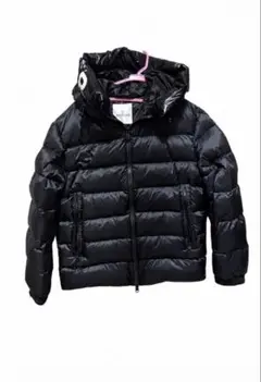 MONCLER ダウンジャケット ブラック フードロゴ
