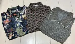【美品】ZARA　柄シャツ　花柄　まとめ売り