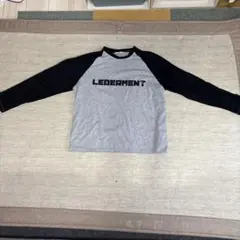 LEBERMENT ラグラン 長袖カットソー グレー ブラック