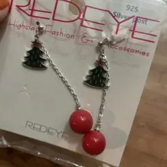 未使用　ピアス　クリスマス　ツリー