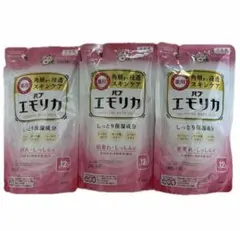 Kao エモリカ 薬用スキンケア入浴液 つめかえ用 3個セットのサムネイル