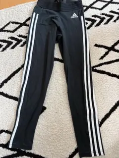 adidas アディダス レギンス 3ストライプ ブラック レディース S