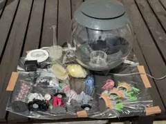 水槽　Ｏａｓｅ　バイオーブ　ヘイロー　３０　ＭＣＲ　グレー　ジャンク