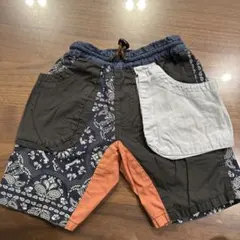 BREEZE パッチワーク ハーフパンツ 110