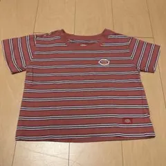 【新品未使用】Tシャツ 110-120cm ピンク ボーダー