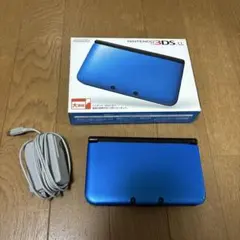 NINTENDO 3DS LL 青 充電器付き