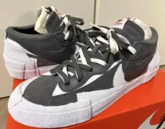 【美品】sacai Nike Blazer Low Iron Grey 29.5