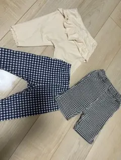 ベビーレギンス3点セット 80サイズ　UNIQLO petit main