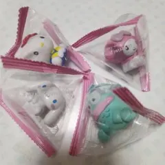 サンリオ キャラクターズ おすわりミニフィギュア ４点セット