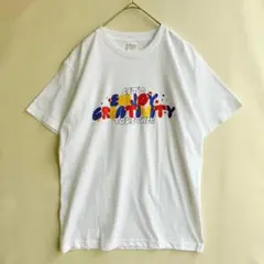 未使用　プリントスター　メンズ　Tシャツ　M　カラフル　ホワイト