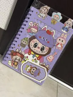 ラブブ　シール付きノート