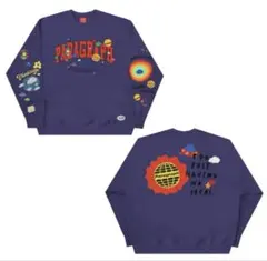 PARAGRAPH　ハッピーロゴプルオーバースウェット　パープル