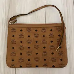 MCM ロゴプリント レザーポーチのサムネイル