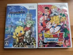 Wii ソフト 2本セット チョコボとドラゴンボールZまとめ売り