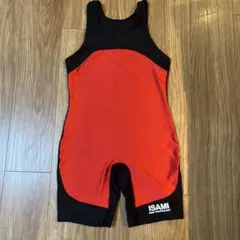 【150】ISAMI レスリング用シングレット リバーシブル　赤/青