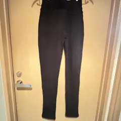 極暖レディースパンツ　神戸レタス　黒　 ストレッチ素材